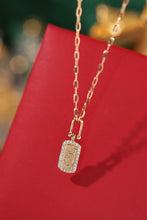 Load image into Gallery viewer, LUOWEND 18K Rose Gold Real Natural Diamond Necklace for Women
