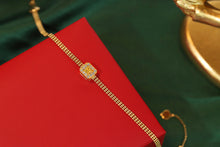 Load image into Gallery viewer, LUOWEND 18K Yellow Gold Real Natural Yellow Diamond Bracelet for Women
