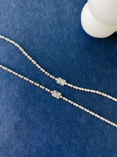 Load image into Gallery viewer, LUOWEND 18K White Gold Natural Diamond Bracelet for Women
