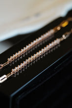 Load image into Gallery viewer, LUOWEND 18K Rose Gold Natural Diamond Bracelet for Women
