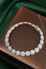 Load image into Gallery viewer, LUOWEND 18K White Gold Natural Diamond Bracelet for Women
