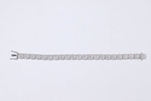 Load image into Gallery viewer, LUOWEND 18K White Gold Natural Diamond Bracelet for Women
