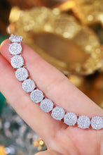 Load image into Gallery viewer, LUOWEND 18K White Gold Natural Diamond Bracelet for Women
