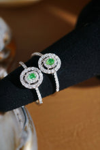 Load image into Gallery viewer, LUOWEND 18K White Gold Natural Diamond Ring for Women
