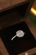 Load image into Gallery viewer, LUOWEND 18K White Gold Natural Diamond Ring for Women

