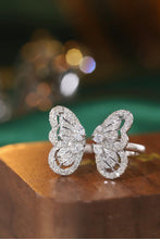 Load image into Gallery viewer, LUOWEND 18K White Gold Natural Diamond Ring for Women
