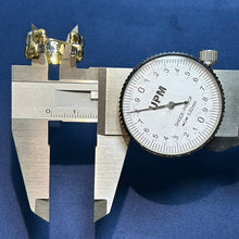 Load image into Gallery viewer, LUOWEND 18K White and Yellow Gold Hoop Earrings for Women
