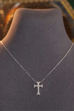 Load image into Gallery viewer, LUOWEND 18K White Gold Natural Diamond Necklace for Women
