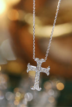 Load image into Gallery viewer, LUOWEND 18K White Gold Natural Diamond Necklace for Women
