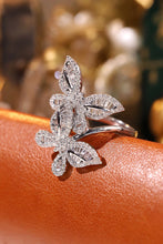 Load image into Gallery viewer, LUOWEND 18K White Gold Natural Diamond Ring for Women
