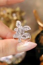 Load image into Gallery viewer, LUOWEND 18K White Gold Natural Diamond Ring for Women
