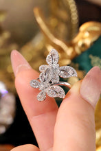 Load image into Gallery viewer, LUOWEND 18K White Gold Natural Diamond Ring for Women
