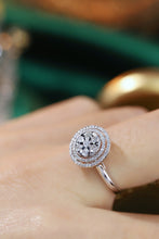 Load image into Gallery viewer, LUOWEND 18K White Gold Natural Diamond Ring for Women
