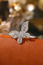 Load image into Gallery viewer, LUOWEND 18K White Gold Natural Diamond Ring for Women
