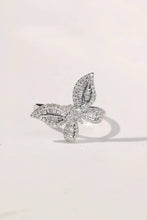 Load image into Gallery viewer, LUOWEND 18K White Gold Natural Diamond Ring for Women
