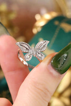 Load image into Gallery viewer, LUOWEND 18K White Gold Natural Diamond Ring for Women
