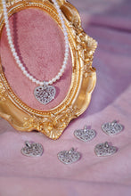 Load image into Gallery viewer, LUOWEND 18K White Gold Real Natural Diamond Pendant Necklace for Women
