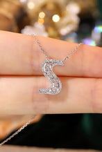 Load image into Gallery viewer, LUOWEND 18K White Gold Natural Diamond Necklace for Women
