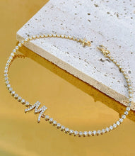 Load image into Gallery viewer, LUOWEND 18K White/Yellow/Rose Gold Real Natural Diamond Bracelet for Women
