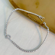 Load image into Gallery viewer, LUOWEND 18K White/Yellow/Rose Gold Real Natural Diamond Bracelet for Women
