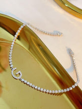 Load image into Gallery viewer, LUOWEND 18K White/Yellow/Rose Gold Real Natural Diamond Bracelet for Women
