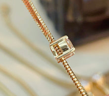 Load image into Gallery viewer, LUOWEND 18K Yellow Gold Real Natural Diamond Bracelet for Women
