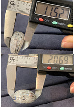 Load image into Gallery viewer, LUOWEND 18K White Gold Natural Diamond Ring for Women
