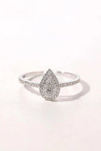 Load image into Gallery viewer, LUOWEND 18K White Gold Natural Diamond Ring for Women
