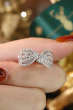 Load image into Gallery viewer, LUOWEND 18K White Gold Natural Diamond Ring for Women
