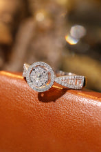 Load image into Gallery viewer, LUOWEND 18K White Gold Natural Diamond Ring for Women

