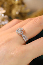 Load image into Gallery viewer, LUOWEND 18K White Gold Natural Diamond Ring for Women
