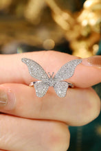 Load image into Gallery viewer, LUOWEND 18K White Gold Natural Diamond Ring for Women

