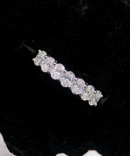 Load image into Gallery viewer, LUOWEND 18K White Gold Real Natural Diamond Ring for Women
