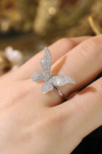 Load image into Gallery viewer, LUOWEND 18K White Gold Natural Diamond Ring for Women
