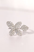 Load image into Gallery viewer, LUOWEND 18K White Gold Natural Diamond Ring for Women
