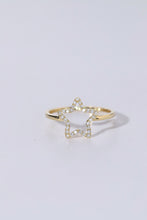 Load image into Gallery viewer, LUOWEND 18K Yellow Gold Natural Diamond Ring for Women
