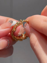 Load image into Gallery viewer, LUOWEND 18K Yellow Gold Ring for Women
