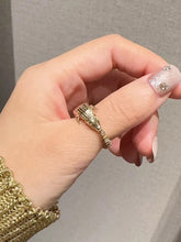 Load image into Gallery viewer, LUOWEND 18K Yellow Gold Ring for Women
