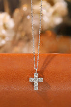 Load image into Gallery viewer, LUOWEND 18K White Gold Natural Diamond Necklace for Women
