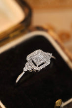 Load image into Gallery viewer, LUOWEND 18K White Gold Real Natural Diamond Ring for Women
