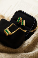 Load image into Gallery viewer, LUOWEND 18K Yellow Gold Earrings&amp;Necklace for Women
