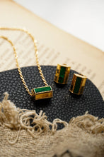 Load image into Gallery viewer, LUOWEND 18K Yellow Gold Earrings&amp;Necklace for Women

