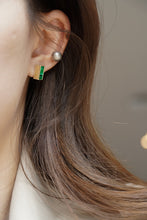 Load image into Gallery viewer, LUOWEND 18K Yellow Gold Earrings&amp;Necklace for Women
