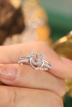 Load image into Gallery viewer, LUOWEND 18K White or Yellow Gold Real Natural Diamond Ring for Women
