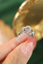 Load image into Gallery viewer, LUOWEND 18K White or Yellow Gold Real Natural Diamond Ring for Women
