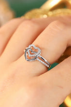 Load image into Gallery viewer, LUOWEND 18K White or Yellow Gold Real Natural Diamond Ring for Women
