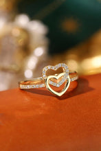 Load image into Gallery viewer, LUOWEND 18K White or Yellow Gold Real Natural Diamond Ring for Women
