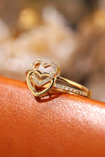 Load image into Gallery viewer, LUOWEND 18K White or Yellow Gold Real Natural Diamond Ring for Women

