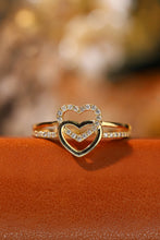 Load image into Gallery viewer, LUOWEND 18K White or Yellow Gold Real Natural Diamond Ring for Women
