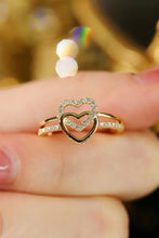 Load image into Gallery viewer, LUOWEND 18K White or Yellow Gold Real Natural Diamond Ring for Women
